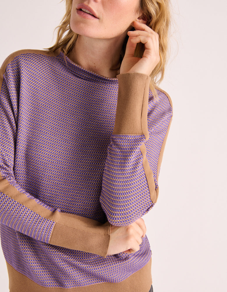 Jacquard knit sweater AMSONIA-BIS/88132/891