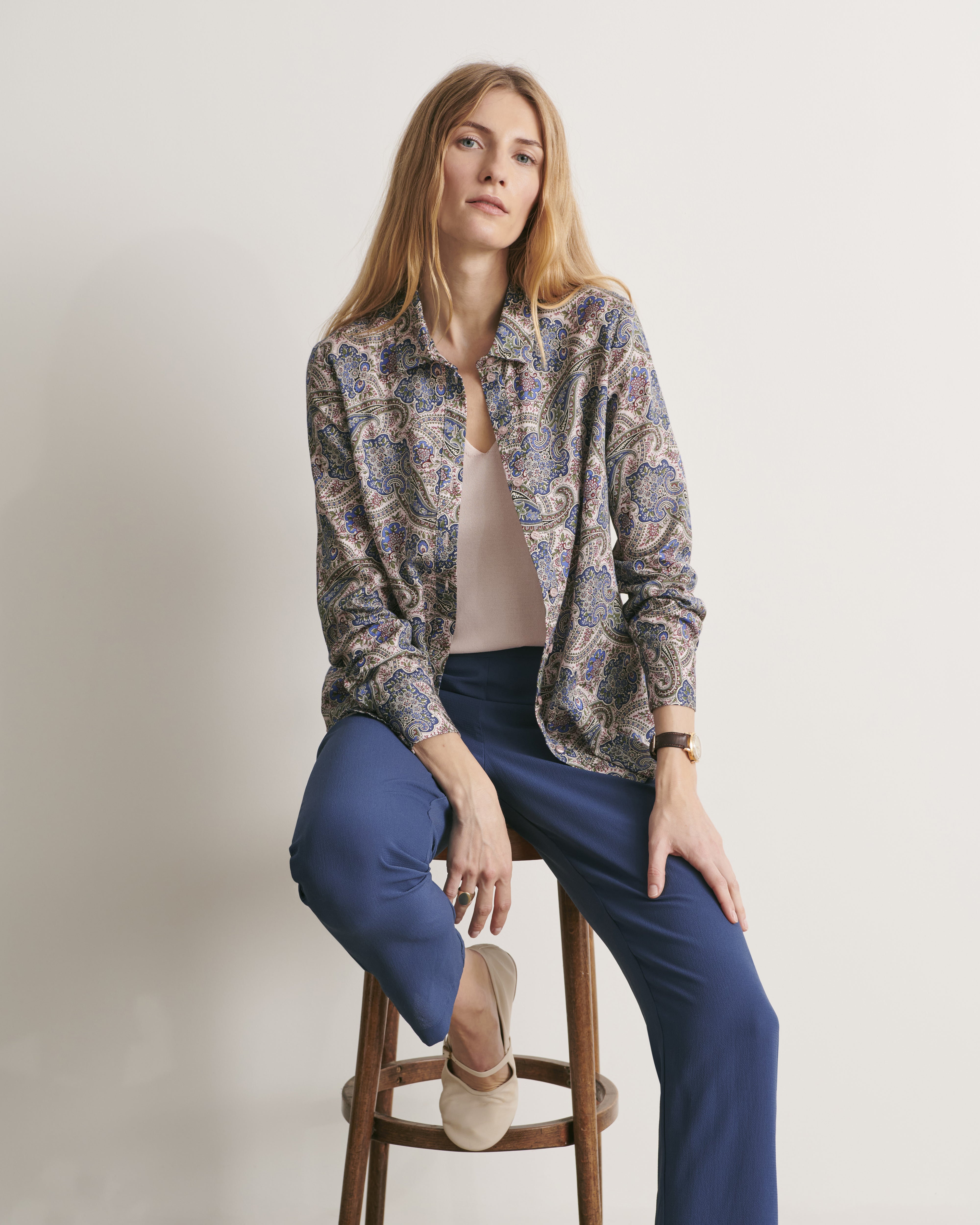 CARROUSEL/11058/650 printed blouse