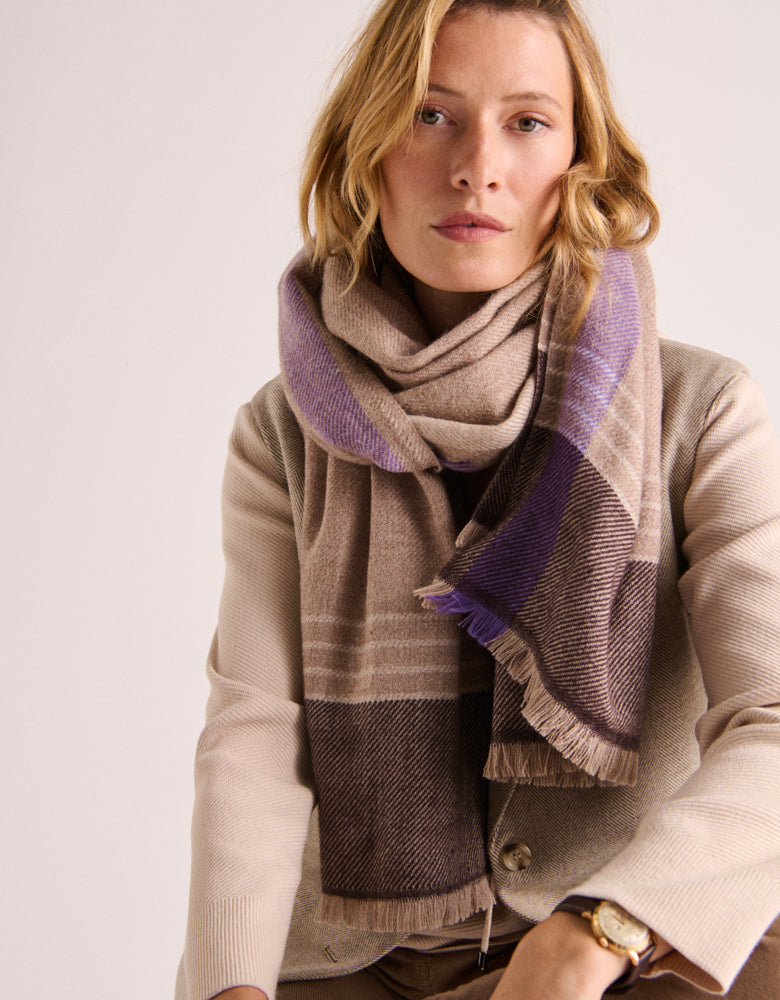 Jacquard scarf EDINBURGH/88100/531