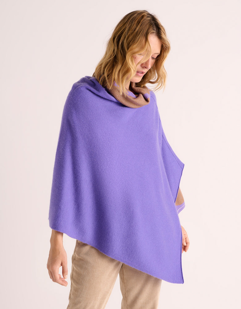 GIRLYNETTE88/88257/341 Cashmere Knit Cape