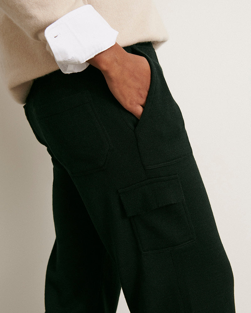 Milano knit cargo pants in merino wool YVES1927/88051/500