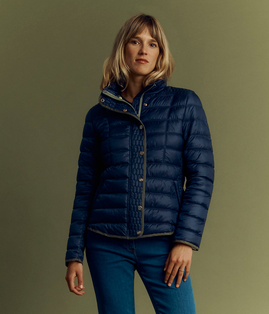 Fitted down jacket MISS 85169 305